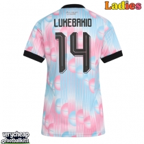 Belgium Dodi Lukebakio #14 Replica Away Shirt Ladies World Cup 2026 Short Sleeve